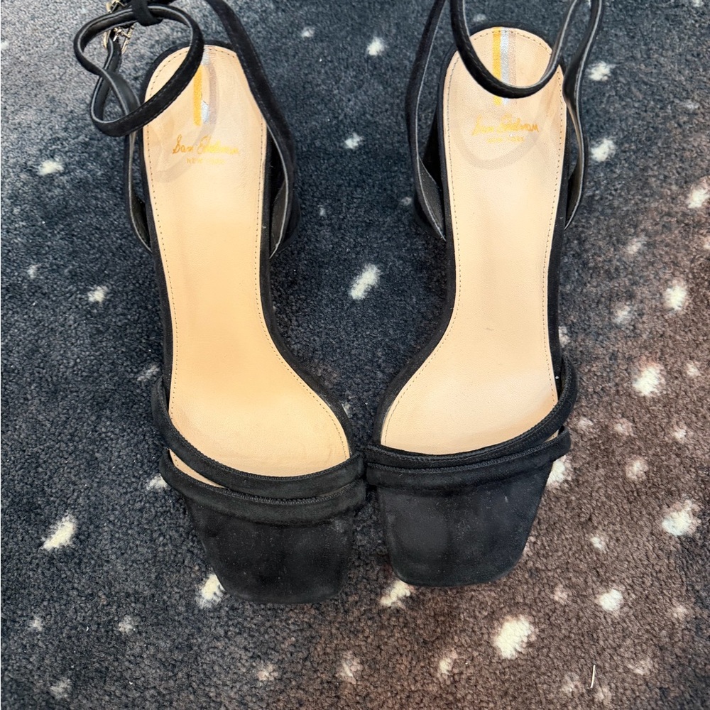 Sam Edelman Black Strappy Heels